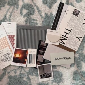 Cloth & Paper Gray Ribbed Planner Folio